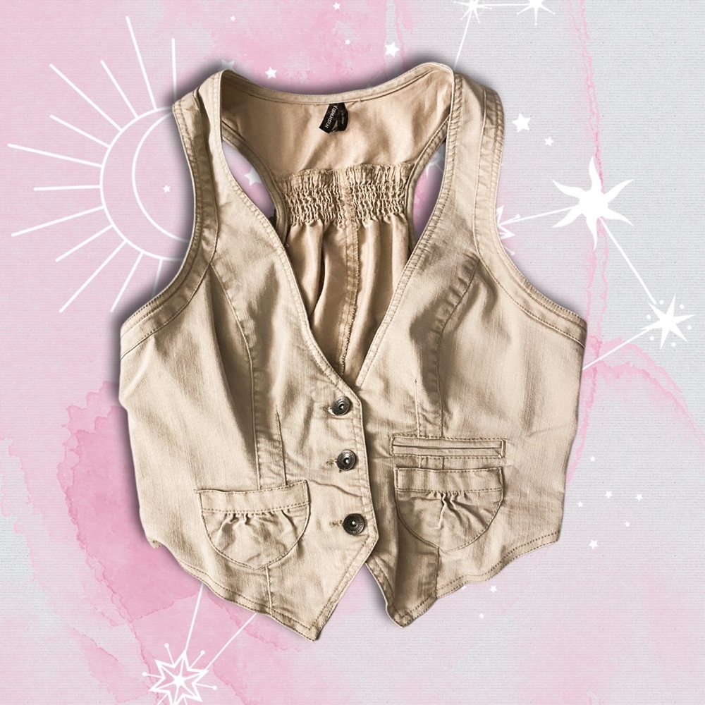 Cream Vest